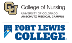 CU College of Nursing and Fort Lewis College logo