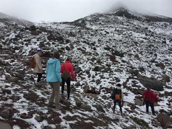Hiking Mt. Chimborazo
