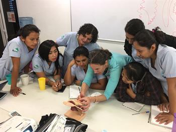 Amy Nacht Teaching Guatemalan Nurses