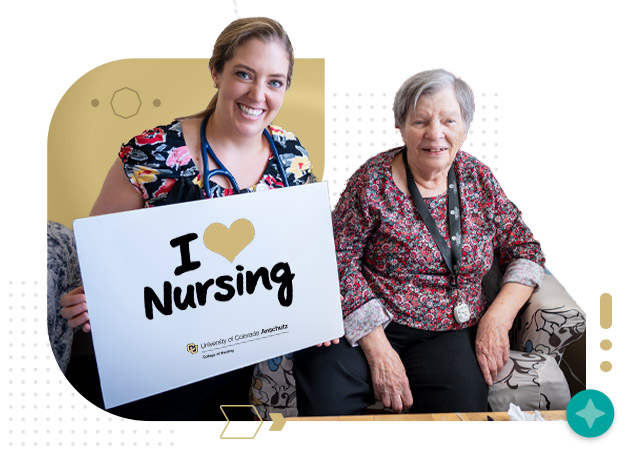 Female nurse with older female patient