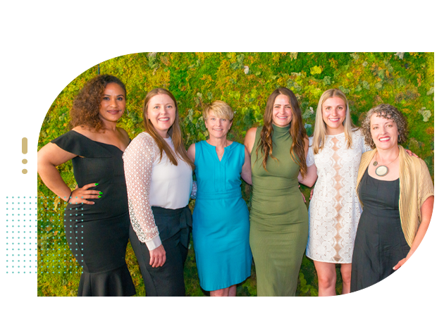 Group of female nurses at recognition event