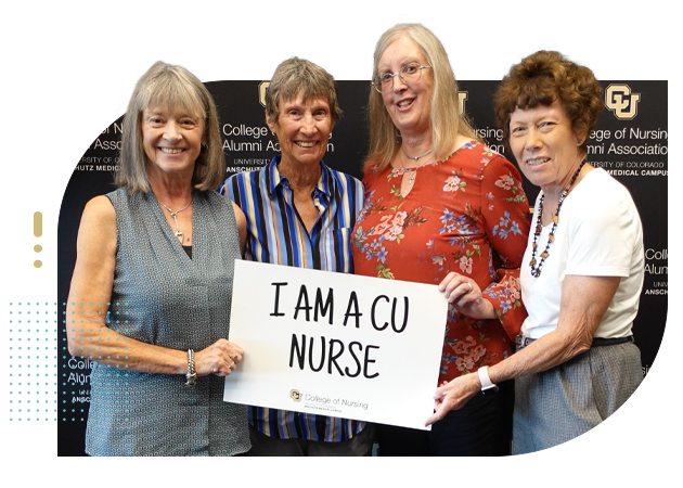 Group of senior adult women at a reunion