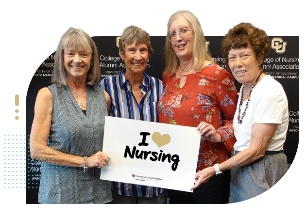 Group of senior adult women at a reunion