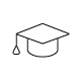 graduation cap icon