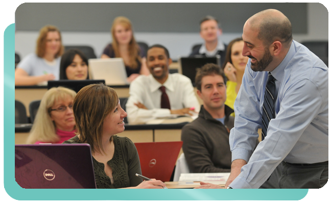 Students in lecture hall