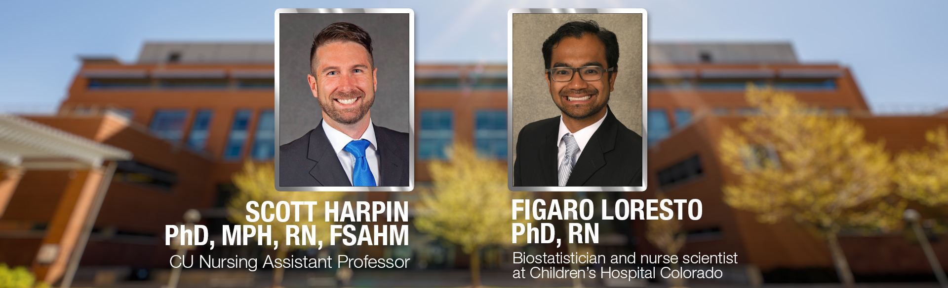 Drs. Figaro Loresto and Scott Harpin