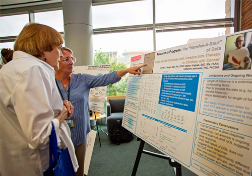 PhD candidate Jennifer Raybin & Professor Marilyn Krajicek 