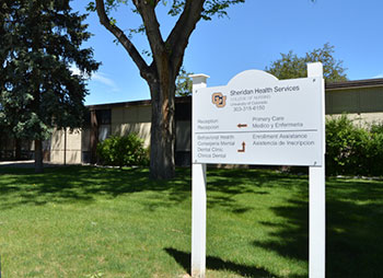 Sheridan Health Services external sign