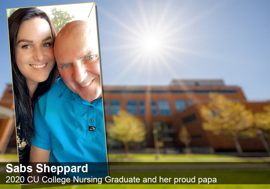 Sab Shepphard and dad Sab Shepphard and dad