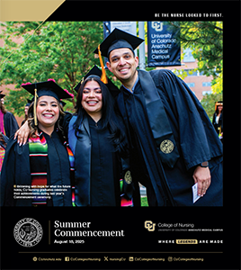 CU Nursing 2025 Summer Commencement Magazine cover