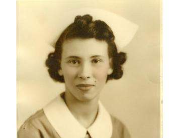 Zipporah Parks' College of Nursing class photo